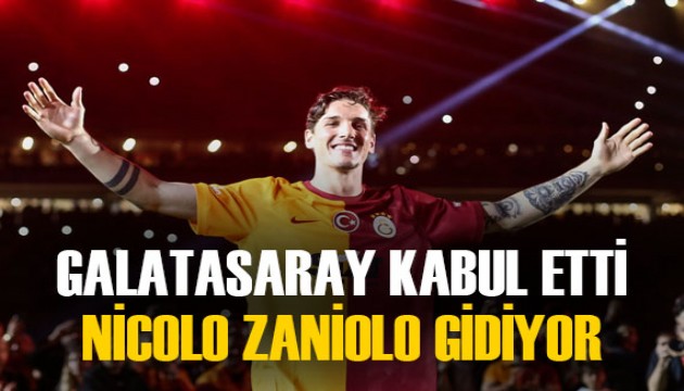 Galatasaray'da flaş gelişme! Teklif kabul edildi, Nicolo Zaniolo İngiltere yolcusu