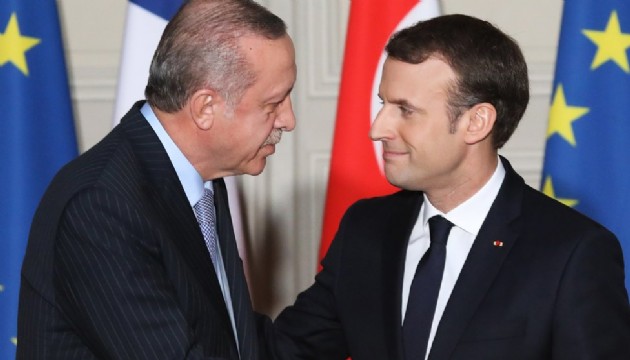 Cumhurbaşkanı Erdoğan, Macron ile görüştü