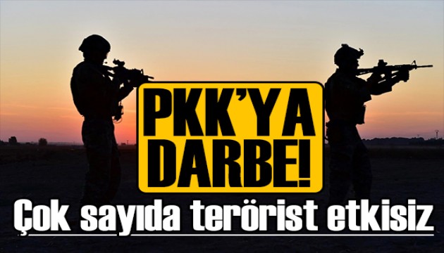 PKK'ya darbe üstüne darbe! MSB duyurdu: Etkisiz hale getirildiler