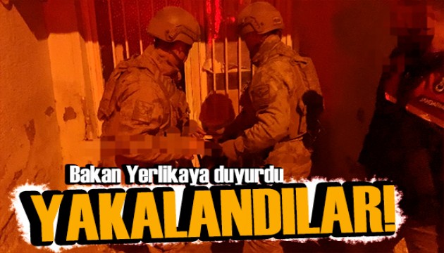 Bakan Yerlikaya operasyonu duyurdu: 23 ilde 88 gözaltı