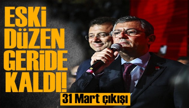 Özgür Özel'den 31 Mart vurgusu: Eski düzen geride kaldı