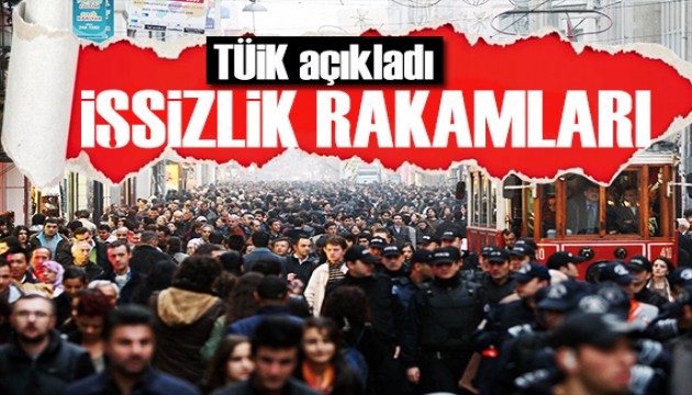 TÜİK açıkladı: İşsizlik rakamları belli oldu!