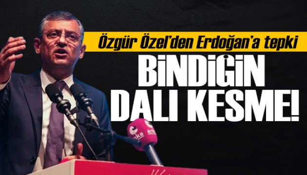 Özel'den Erdoğan'a 'Anayasa' çıkışı: Kendi bindiği dalı kesme