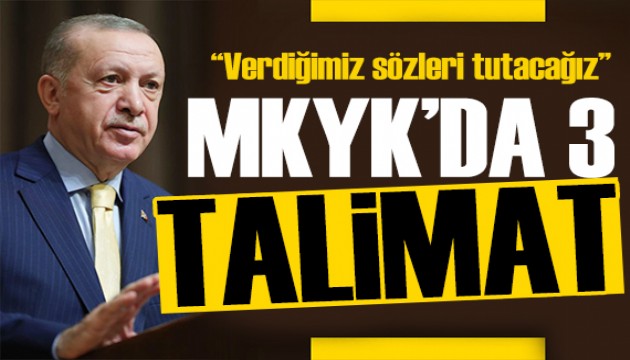 Erdoğan'dan 3 talimat! Sahayı boş bırakmayacağız