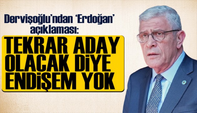 Müsavat Dervişoğlu'ndan 'Erdoğan' açıklaması: Tekrar aday olacak diye endişem yok