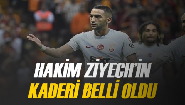 Galatasaray'da Hakim Ziyech'in geleceği belli oldu