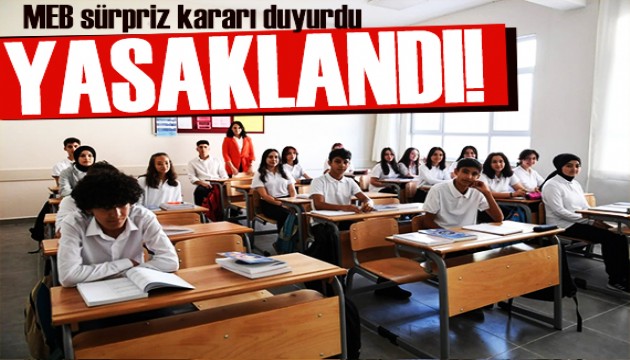 MEB'den öğrencileri ilgilendiren karar! Sınav yasaklandı