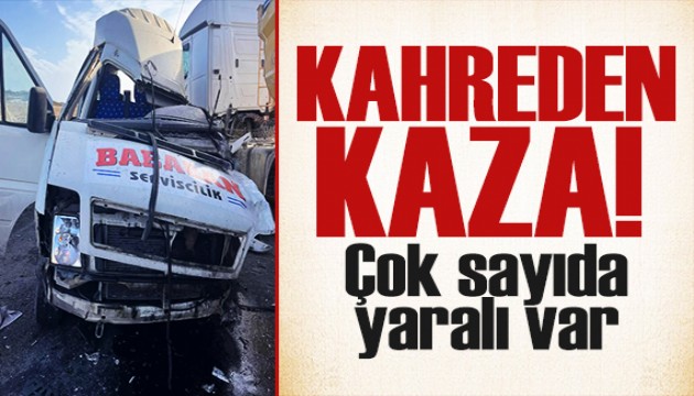 Adana'da kahreden kaza: Çok sayıda yaralı var!