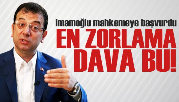 İmamoğlu mahkemeye başvurdu: Dünyanın en zorlama siyasi yasak davası!