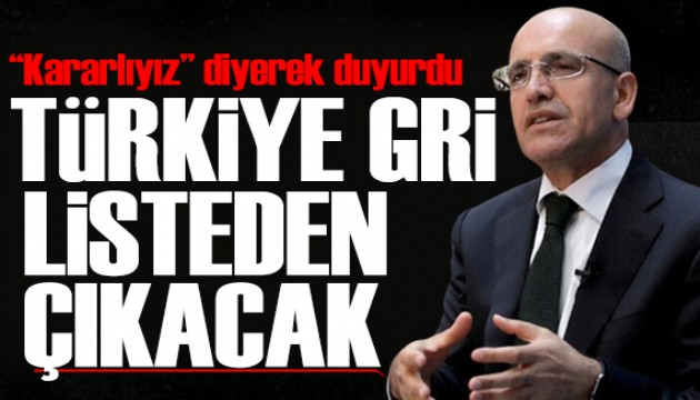 Bakan Şimşek'ten net mesaj: Türkiye'yi gri listeden çıkartmaya kararlıyız