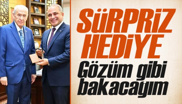 Devlet Bahçeli'den Ali Uçak'a dudak uçuklatan hediye