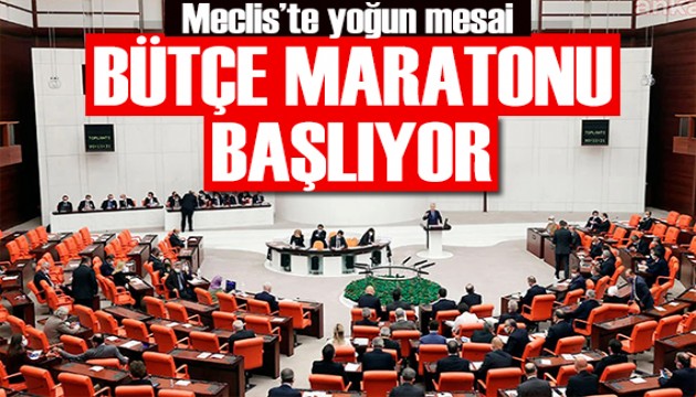 Meclis'te yoğun mesai! Bütçe görüşmeleri başlıyor