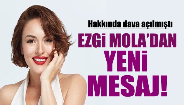 Ezgi Mola'dan kadına şiddet mesajı