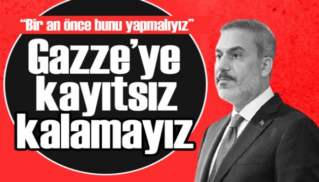 Bakan Fidan'dan Türk devletlerine çağrı: Kayıtsız kalamayız