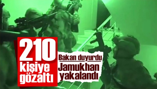 Bakan Yerlikaya duyurdu: Örgütün yönetici ağı çökertildi! Jamukhan Ulus yakalandı