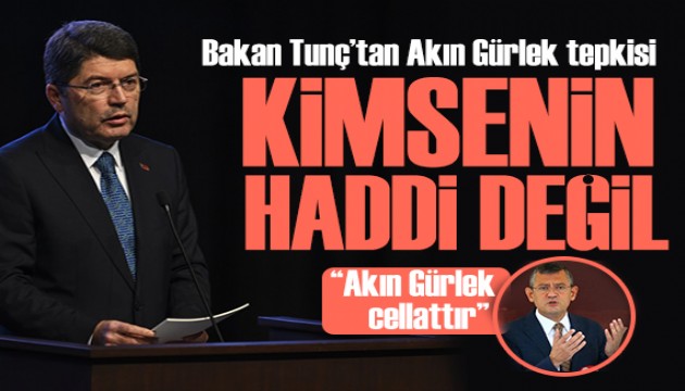 Bakan Tunç'tan Özgür Özel'e yanıt: Senin haddin değil!