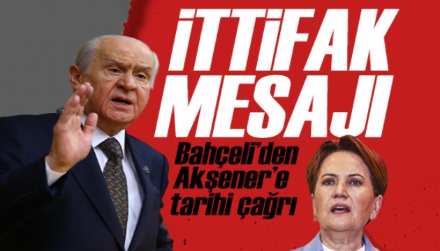 Bahçeli'den İYİ Parti'ye ittifak mesajı: Komşu olalım