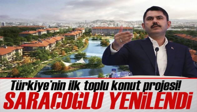 Bakan Kurum paylaştı: Saraçoğlu yenilendi! Son hali inanılmaz