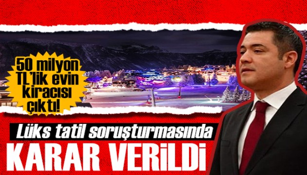 Murat Ongun'un 'lüks tatil' davasında karar çıktı! Delil bulunamadı