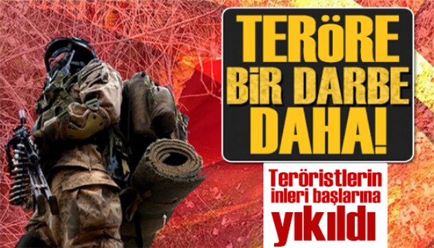 Bakan Yerlikaya duyurdu: Terör örgütüne ait sığınaklar imha edildi