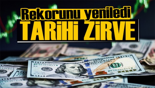 Dolar'da yeni zirve: Haftanın ikinci işlem gününde döviz kuru rekora koşuyor