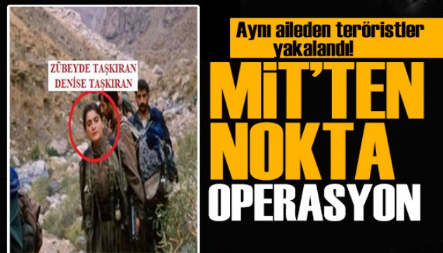 MİT'ten nefes kesen operasyon! Aynı aileden 3 terörist enselendi