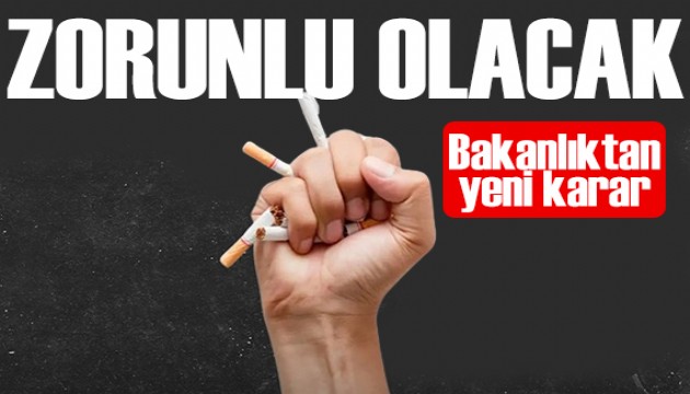 Bakanlıktan yeni karar: Sigara paketleri değişiyor