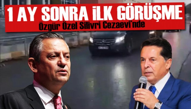 1 ay sonra ilk görüşme! Özgür Özel Silivri'de: Ahmet Özer'e ziyaret!