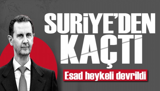 Suriye'de yeni dönem! Esad ülkeyi terk etti!