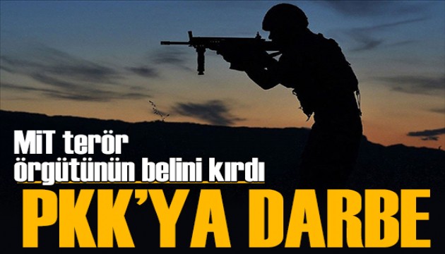 MİT terör örgütünün belini kırdı! PKK'ya ağır darbe