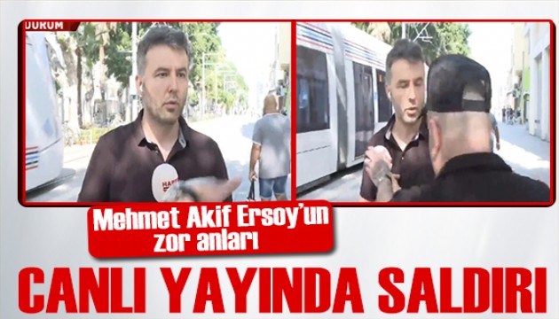 Mehmet Akif Ersoy Tel Aviv'de! Canlı yayınına saldırı