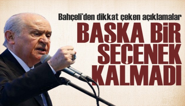 Bahçeli'den İsrail'e tepki: Kabul edilemez bir istila girişimi!