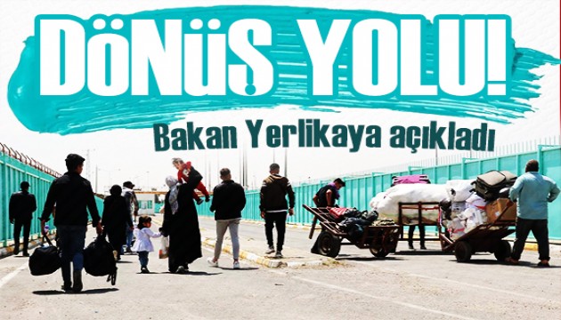 Sınır kapılarında yoğunluk! Bakan Yerlikaya açıkladı: İşte ülkesine dönen Suriyeli sayısı!