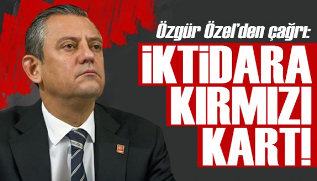 Mersin'den çağrı: Özgür Özel'den iktidara kırmızı kart!