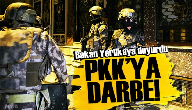 Bakan Yerlikaya duyurdu: GÜRZ-37! PKK'ya darbe