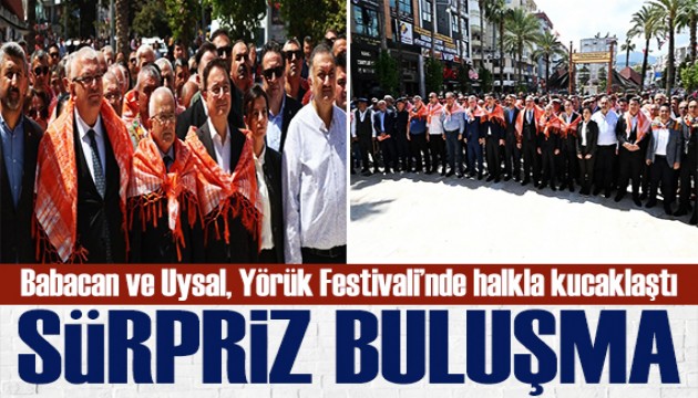Sürpriz buluşma: Babacan ve Uysal, Yörük Festivali’nde geleneklere sahip çıktı
