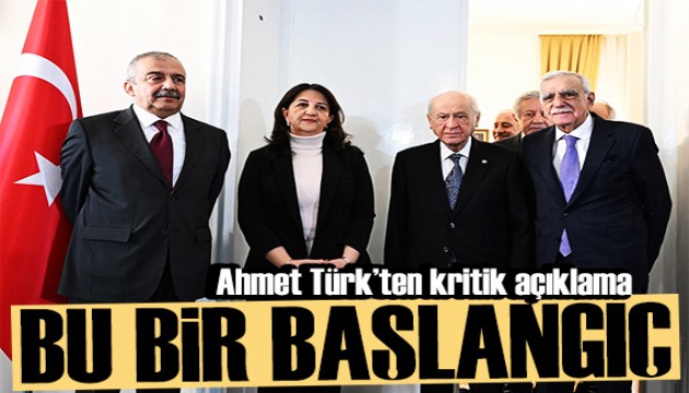 Ahmet Türk'ten İmralı açıklaması: Bu bir başlangıç