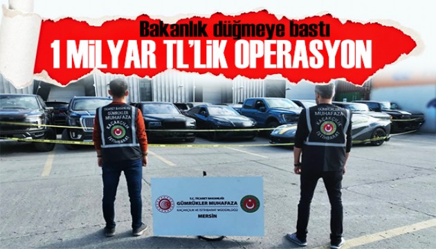 Bakanlık düğmeye bastı! 1 milyar TL'lik operasyon