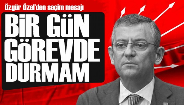 Özgür Özel'den iddialı mesaj: CHP'yi iktidar yapacağım!