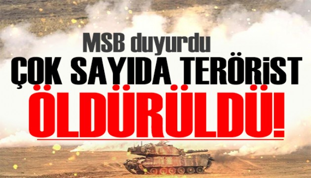 MSB duyurdu: Şehitlerimizin kanı yerde kalmadı