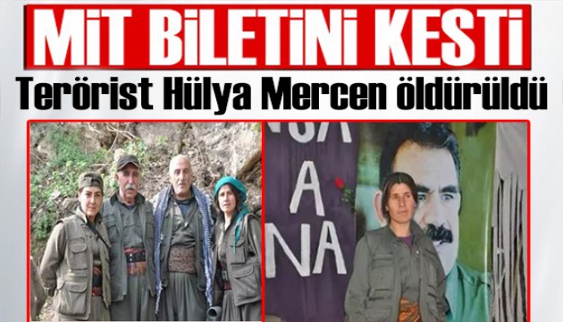 MİT bir alçağın daha cezasını kesti! Hülya Mercen etkisiz hale getirildi