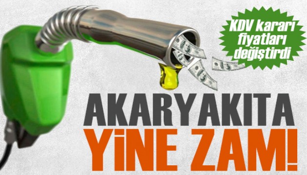 Araç sahipleri dikkat! Akaryakıta bu kez de KDV zammı geliyor