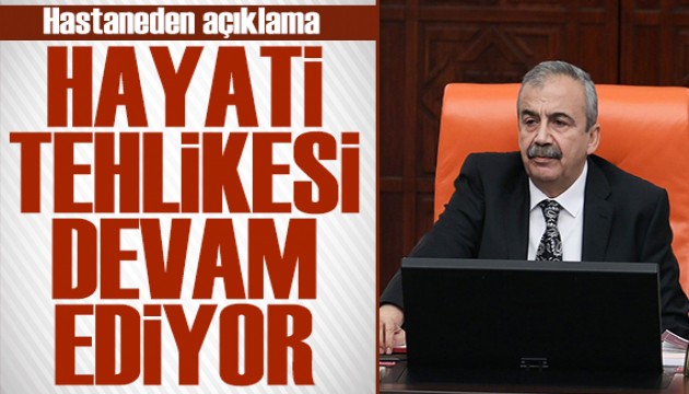 Hastaneden Sırrı Süreyya Önder açıklaması: Genel durum aynı