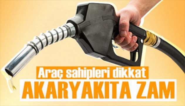 Araç sahipleri dikkat! Akaryakıta zam pompaya yansıdı