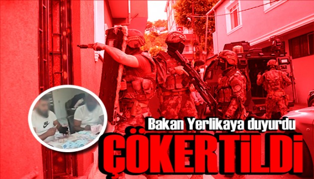 Bakan Yerlikaya duyurdu! Kafes-36 operasyonu: Örgüt çökertildi