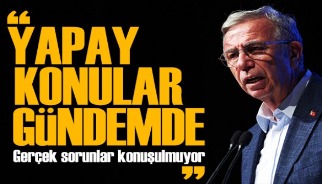 Mansur Yavaş: Yargı iktidarın sopası gibi hareket ediyor