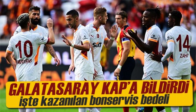 Galatasaray resmen duyurdu: İşte kazanılan bonservis bedeli