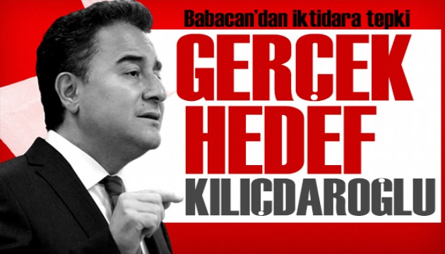 Babacan'dan iktidara tepki: İnsanları aldattılar