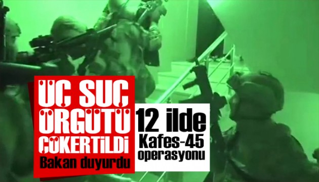 Bakan Yerlikaya duyurdu: 12 ilde operasyon! Çok sayıda kişi yakalandı