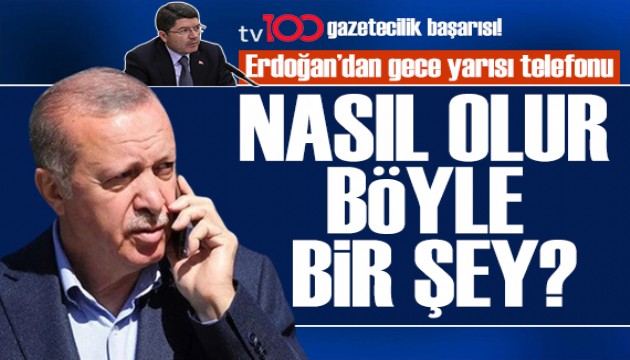 TV100 gazetecilik başarısı! Erdoğan'dan Bakan Tunç'a gece yarısı telefonu